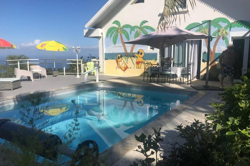 St Leu -Villa D'Artiste, Superbe Vue Mer, Piscine Chauffee Saint-Leu Εξωτερικό φωτογραφία
