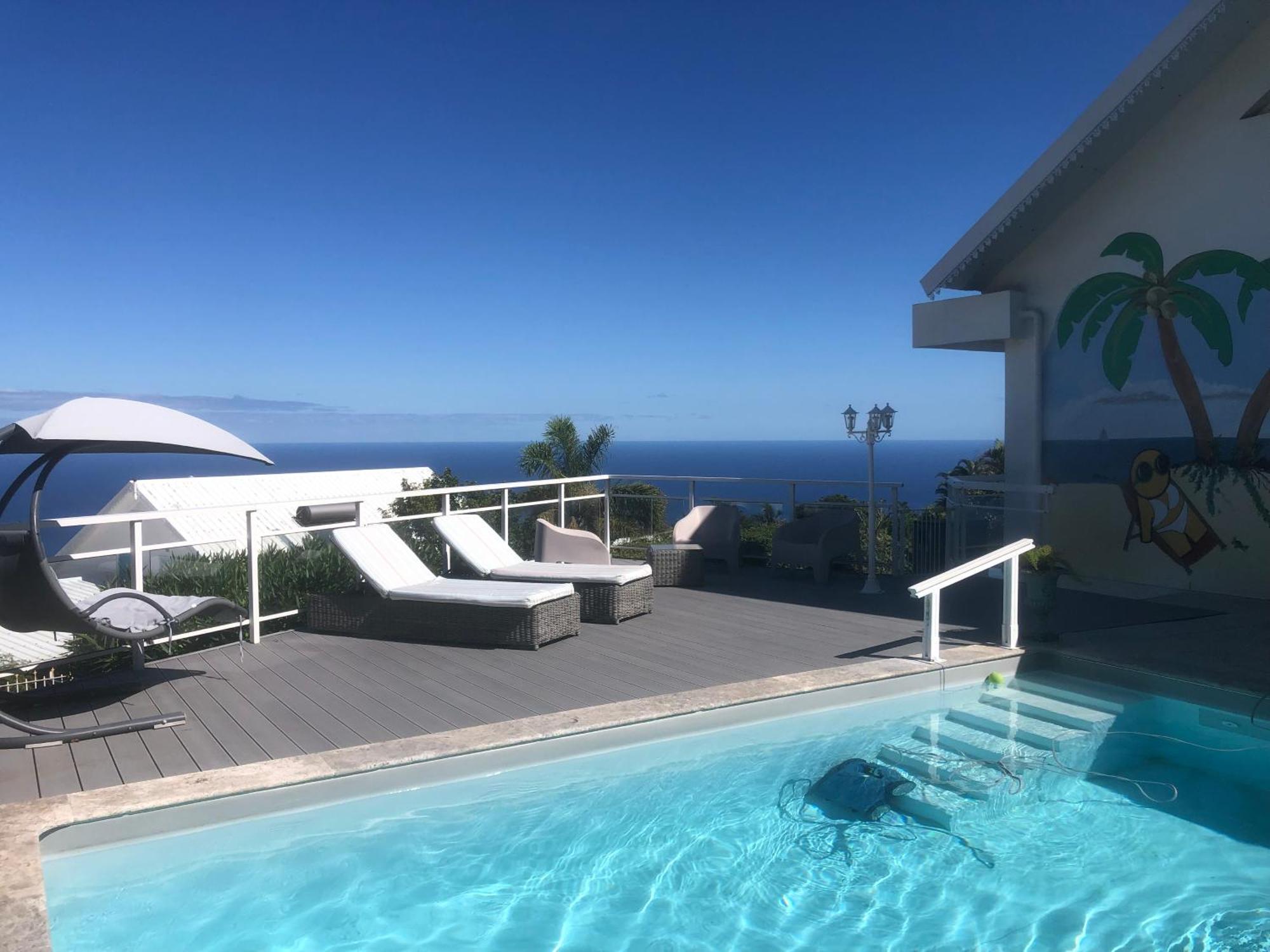 St Leu -Villa D'Artiste, Superbe Vue Mer, Piscine Chauffee Saint-Leu Εξωτερικό φωτογραφία